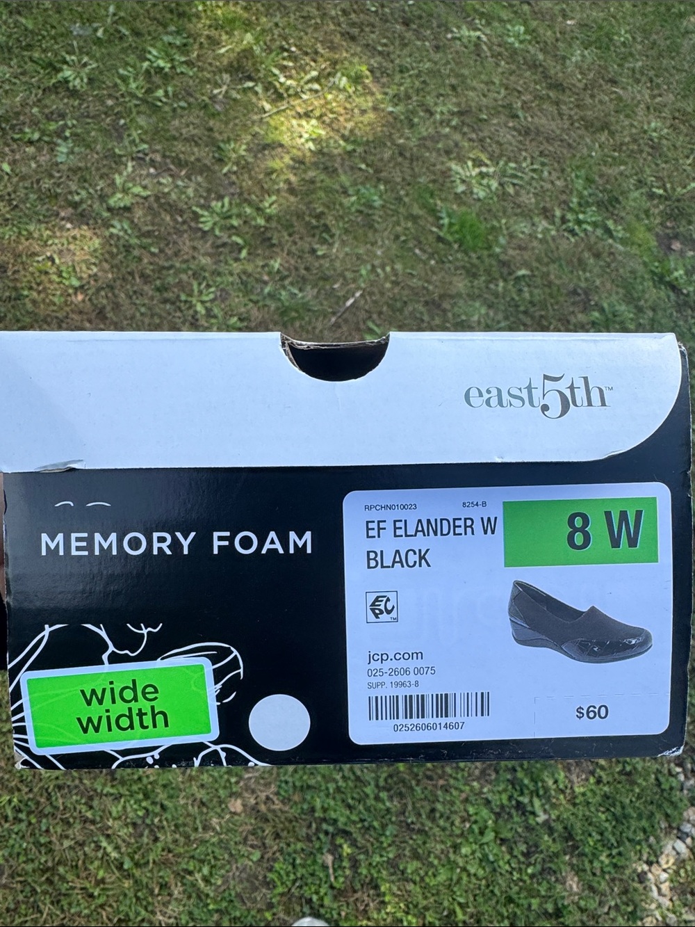 East 5th Black Wide-Width Slip-On Flats